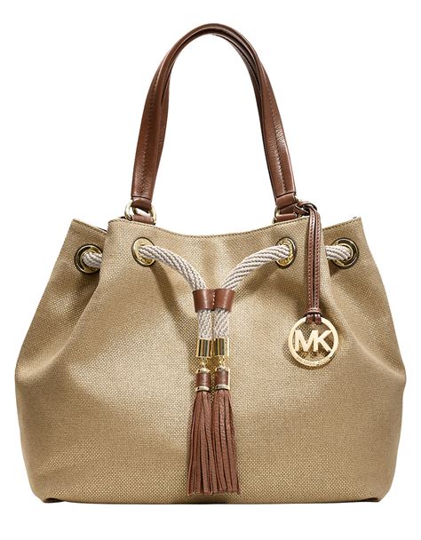 michael kors marina canvas large black tote|michael kors large black tote.